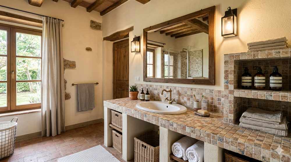 Bagno in muratura - Pro e Contro, costi, idee