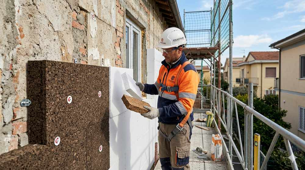 Cappotto termico sughero o polistirene: quale scegliere