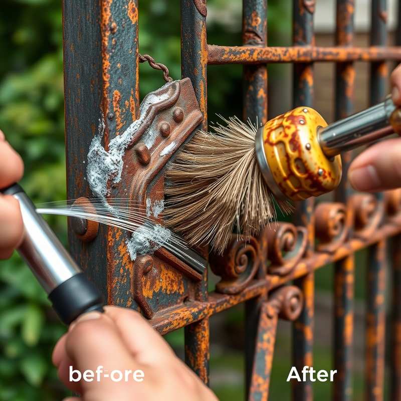 come togliere la ruggine