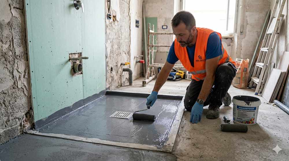 Impermeabilizzare la doccia filo pavimento - passaggi