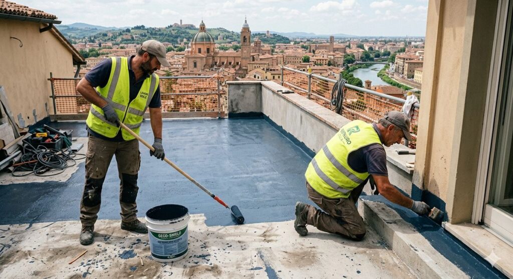 Impermeabilizzazione del terrazzo