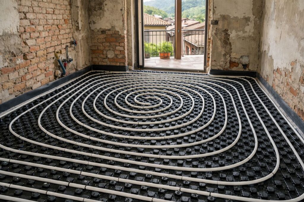 Massetto per Riscaldamento a Pavimento