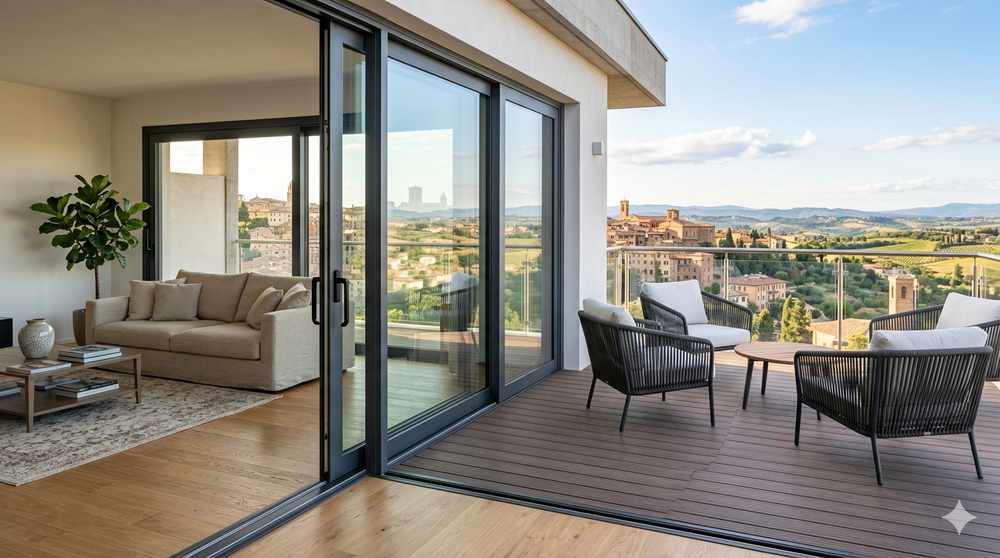 Vetrate scorrevoli - tipologie, prezzi e permessi